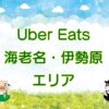 Uber Eats（ウーバーイーツ）伊勢原・海老名エリアのキャッチ画像